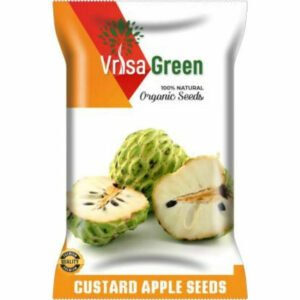 Vrisa Green Custard Apple Organic Seeds - 20 Per Packet